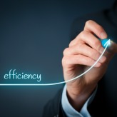 Manager (businessman, coach, leadership) plan to increase efficiency.